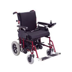 electric wheelchair / outdoor / with legrest / folding