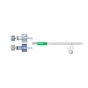 cystometry catheter / vesical / double-lumen
