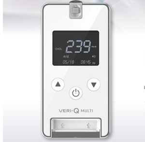multiparametric POC analyzer / glucose / lipid / cholesterol