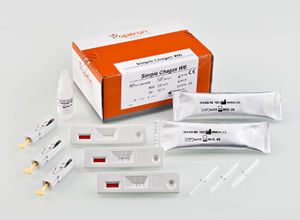 rapid Chagas disease test / Trypanosoma cruzi / serum / immunochromatographic