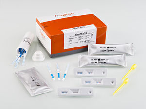 rapid pregnancy test / hCG / urine / immunochromatographic