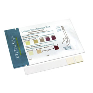 urinalysis test strip / for ketonuria / urine / colorimetric