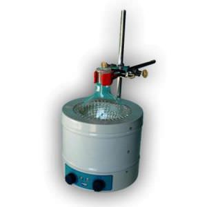 analog laboratory heating mantle / with magnetic stirrer