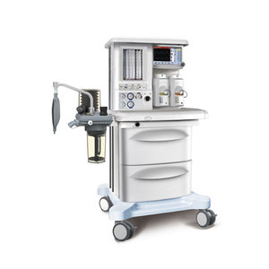 pediatric anesthesia workstation / infant / trolley-mounted / with respiratory monitoring