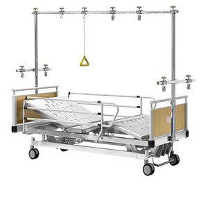 hospital bed / medical / manual / height-adjustable
