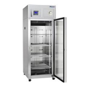 laboratory refrigerator / for pharmacies / upright / stainless steel