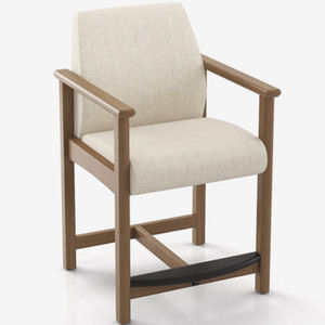 chair with armrests / with footrest