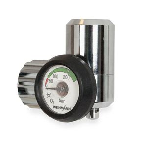 oxygen pressure regulator / adjustable-flow / high-pressure