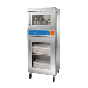 blanket cabinet / for fluids / hospital / with shelf