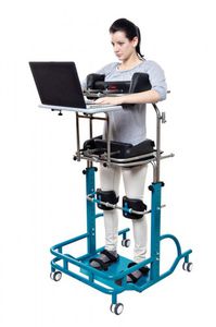manual stander / on casters / with harness / walking