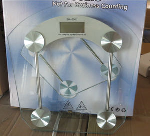 electronic patient weighing scales / with digital display