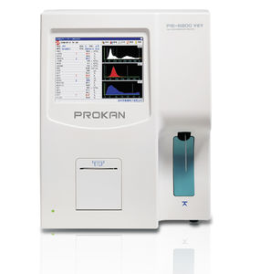 20-parameter hematology analyzer / 3-part differentiation / automated / veterinary