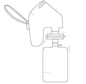 nebulizing mask / oxygen / facial / pediatric