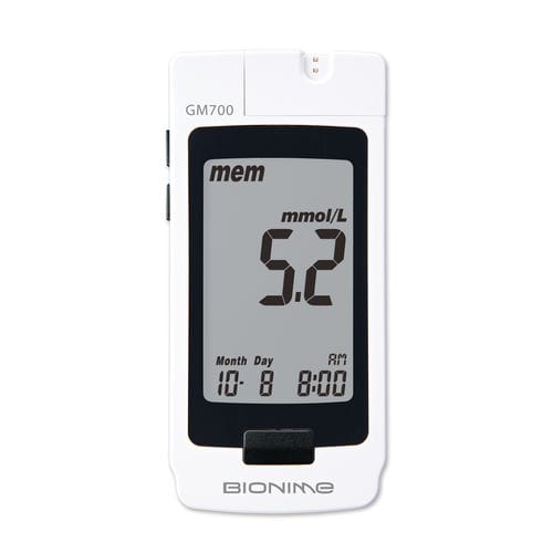 GDH Blood Glucose Monitor GM700 BIONIME Hematocrit With Lancing