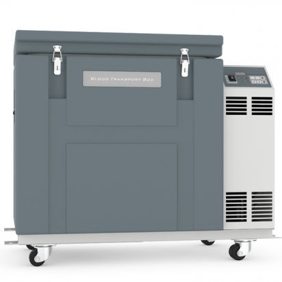 Blood Bank Refrigerator XC 90W Meling Biomedical Box On Casters