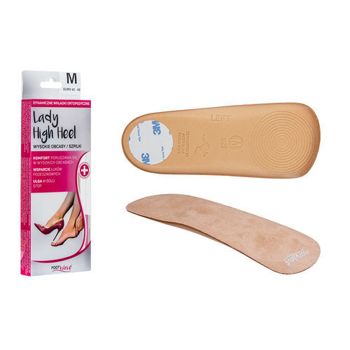 3 4 Length Orthopedic Insole With Heel Pad FootWave Adult