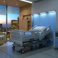 hospital bed / electrical / height-adjustable / 4-section - Eleganza 2