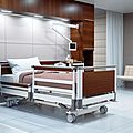 hospital bed / electrical / low profile / height-adjustable - Image 3