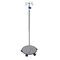 IV Pole On Casters 144502 Adexte 4 Hook Telescopic Height