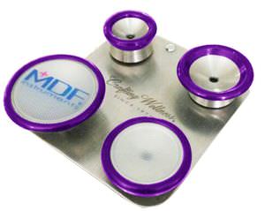 小児聴診器 / ダブルチェストピース / 心臓学用 / ステンレススチール製
