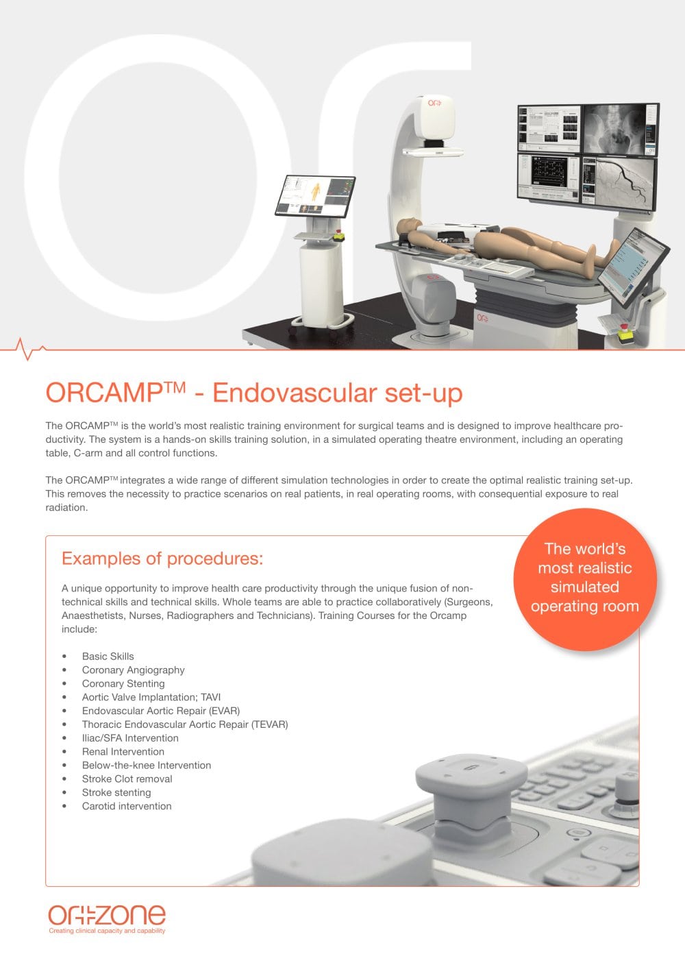 ORCAMPTM - Endovascular set-up - Orzone - PDF Catalogue | Technical ... ORCAMPTM - Endovascular set-up - Orzone - PDF Catalogue | Technical ...