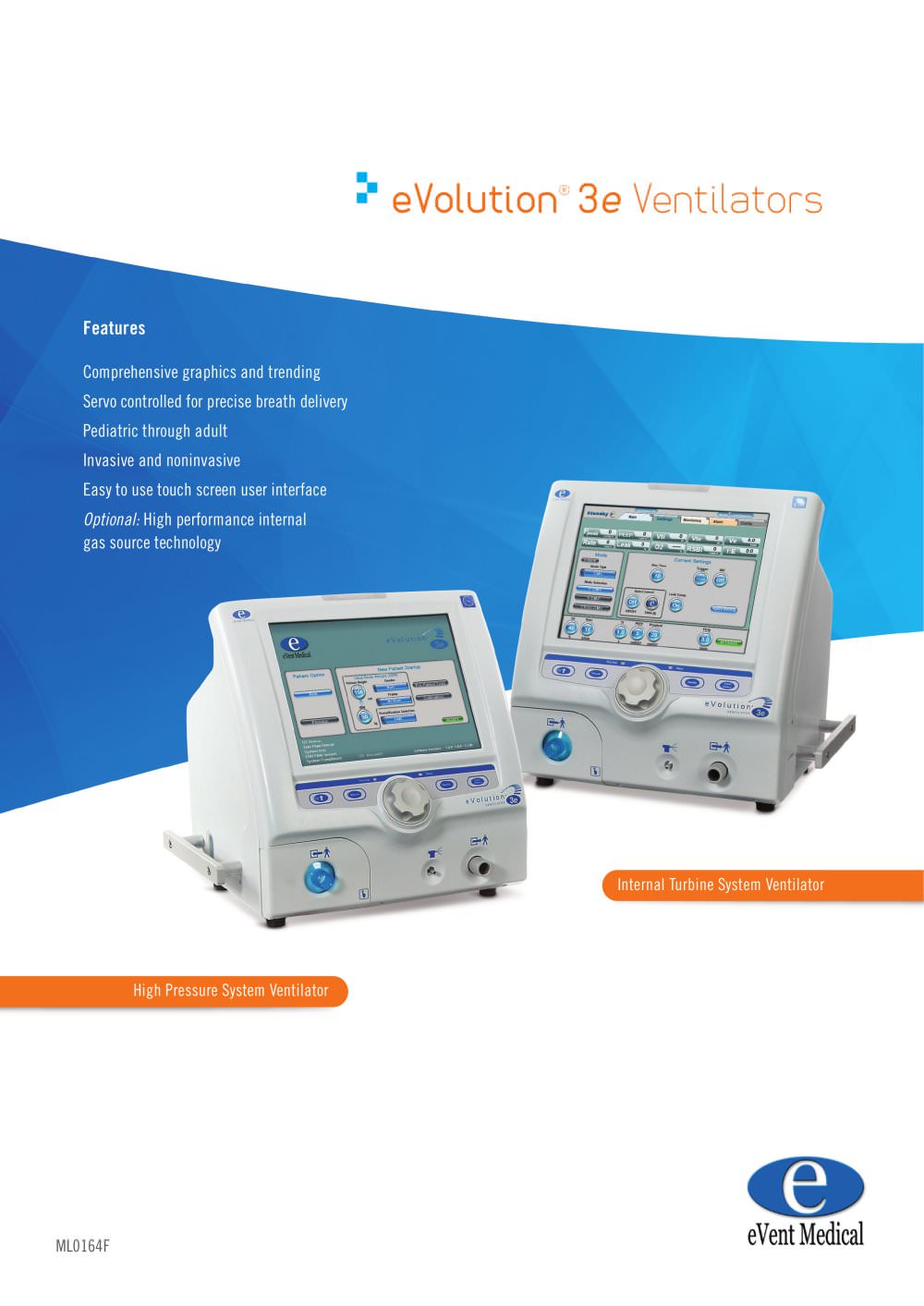 evolution product datasheet event medical pdf catalogue product data sheet