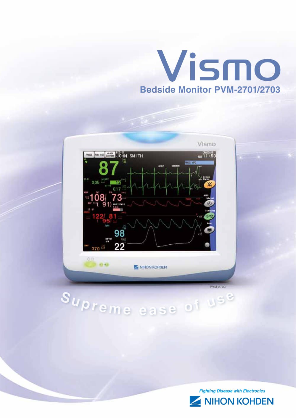PVM-2701 / PVM-2703 Vismo Bedside Monitor - 1 / 4 Pages