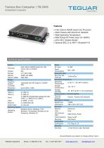 Fanless Box Computer Tb Teguar Computers Pdf Catalogs