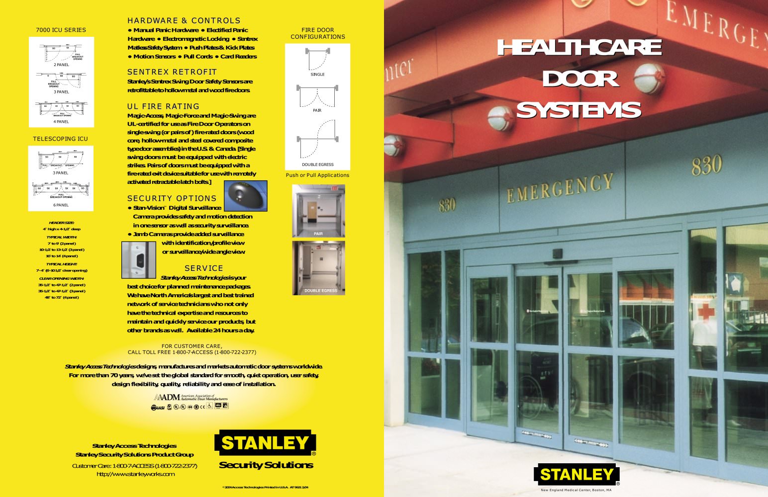 Healthcare Door Systems Stanley Access Technologies Pdf