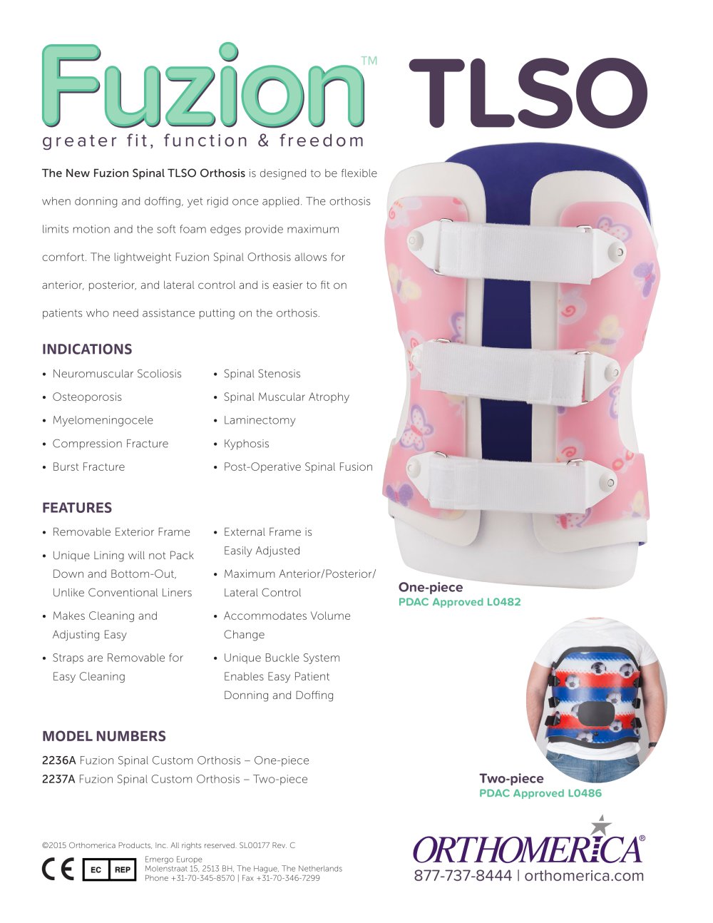 the new fuzion spinal tlso orthosis orthomerica pdf catalogue