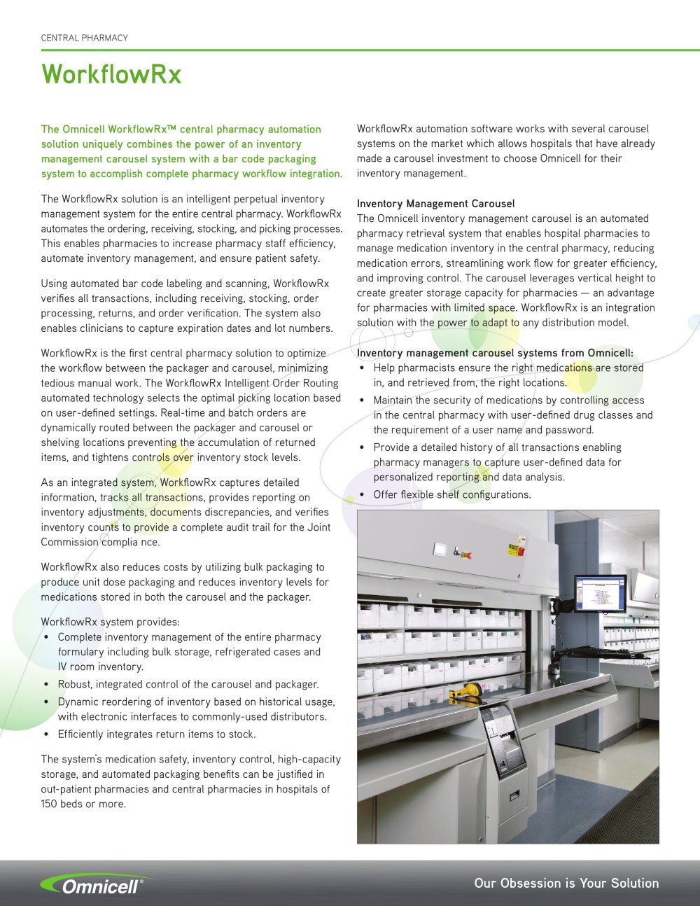 WorkflowRx Datasheet - 1 / 2 Pages