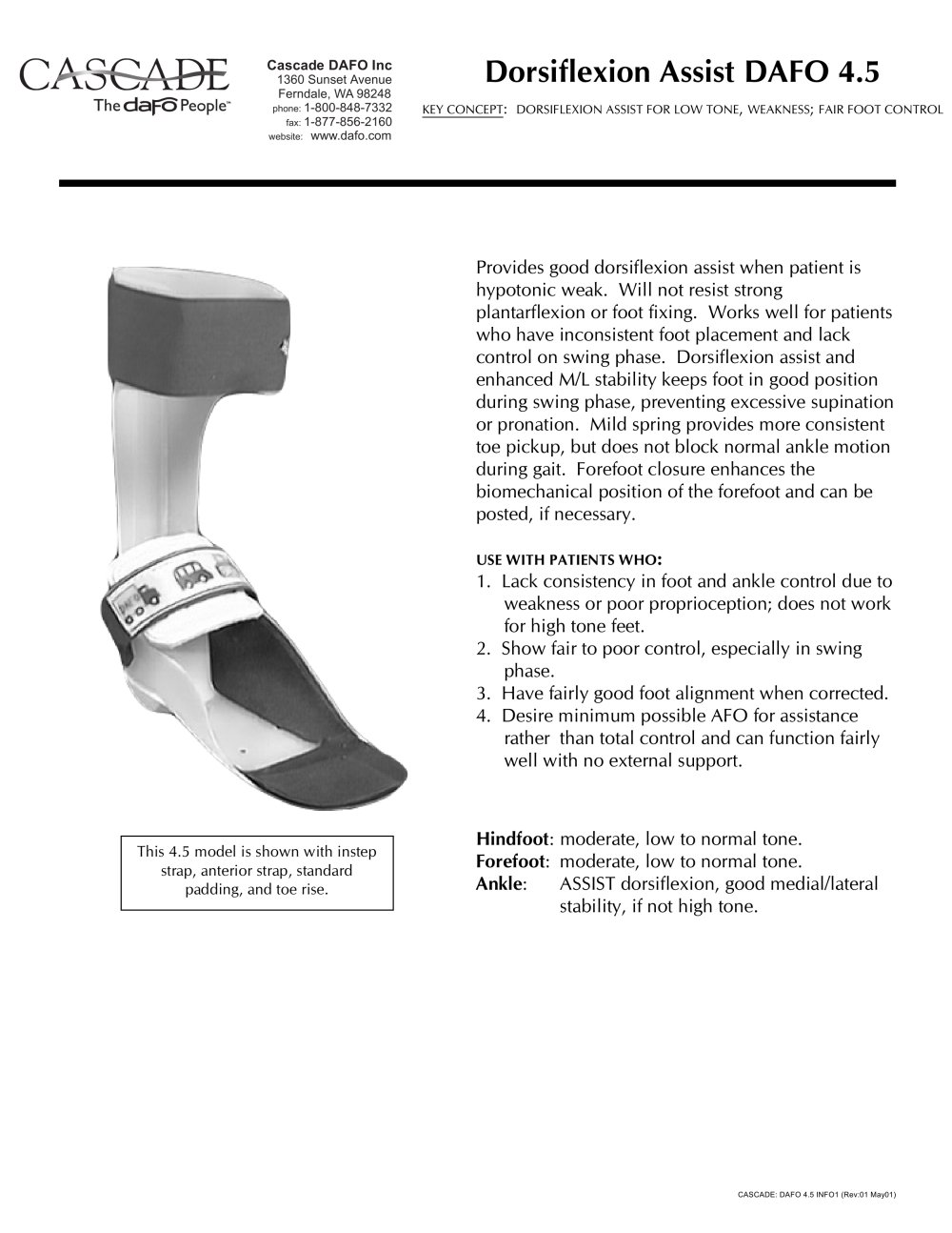 dorsiflexion assist dafo 4 5 cascade dafo pdf catalogue cascade dafo order form
