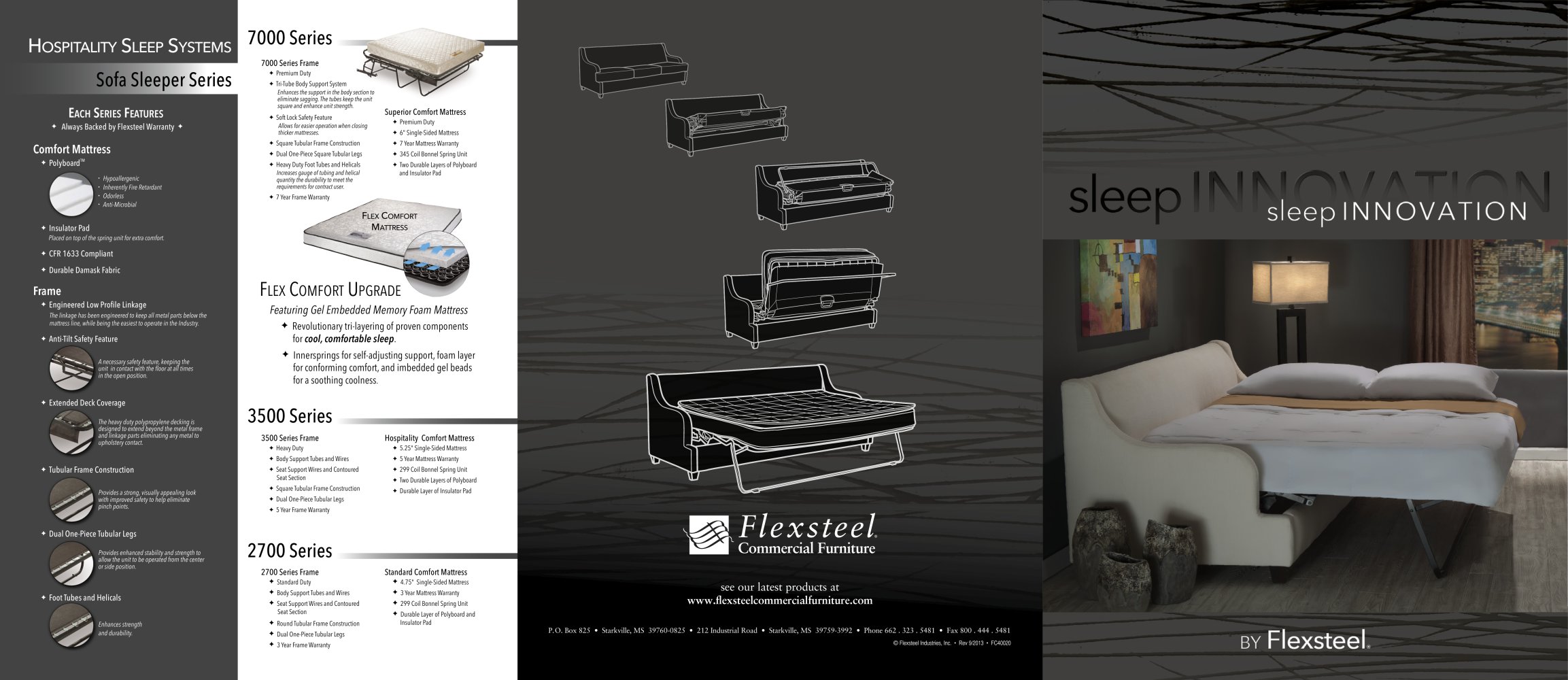 Flexsteel Sleeper Innovation Brochure Pdf Catalogue Flexsteel Sleeper Innovation Brochure 1 2 Pages