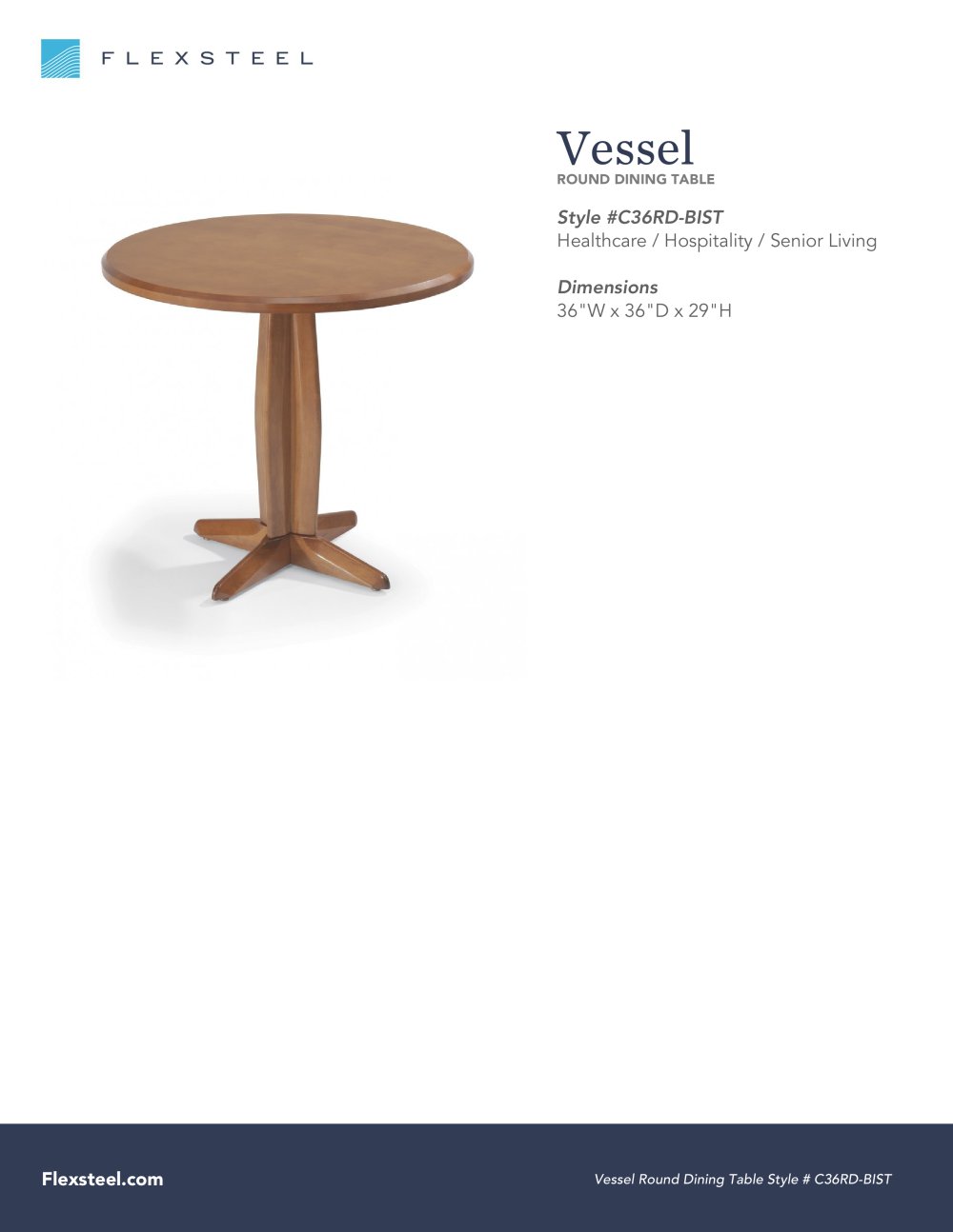 Vessel ROUND DINING TABLE Vessel ROUND DINING TABLE