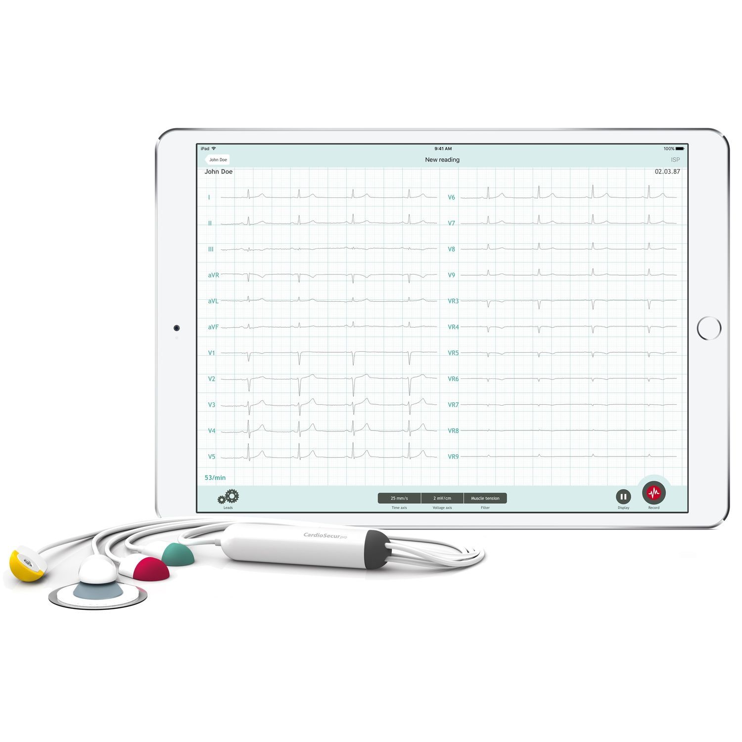 Eletrocardi Grafo Para Ecg Em Repouso Pro Cardiosecur