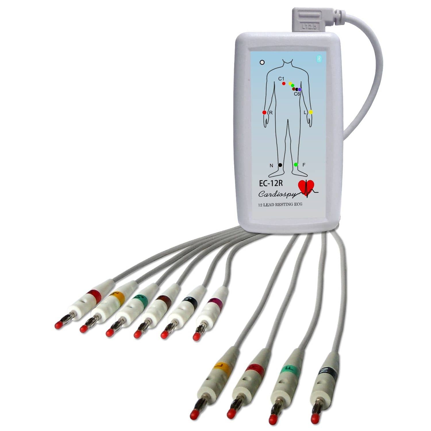 Eletrocardiógrafo para ECG em repouso EC 12R Labtech de 12 canais