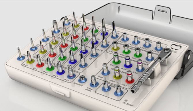 Kit De Instrumentos Para Implantodontia B B DENTAL