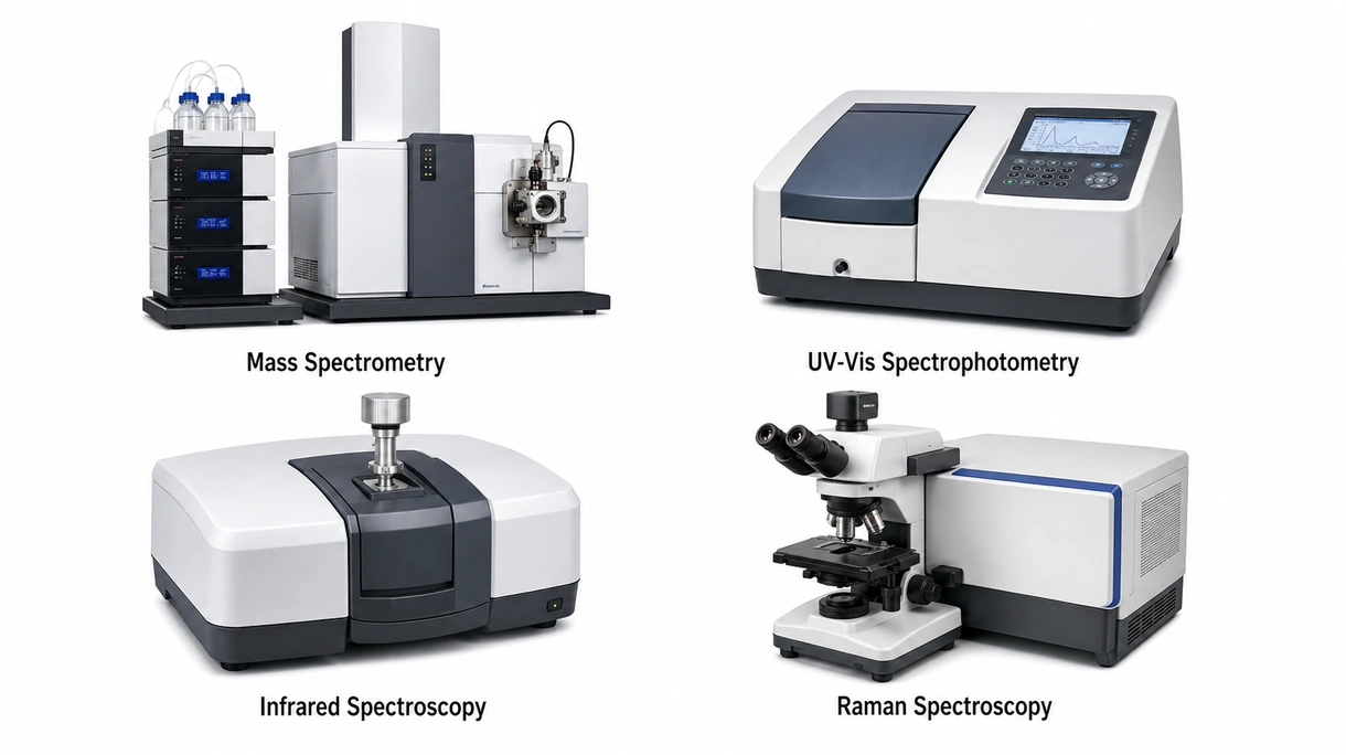 Close-up view of a high-resolution spectrometer sensor and optical detector array inside a professional medical diagnostic device.
