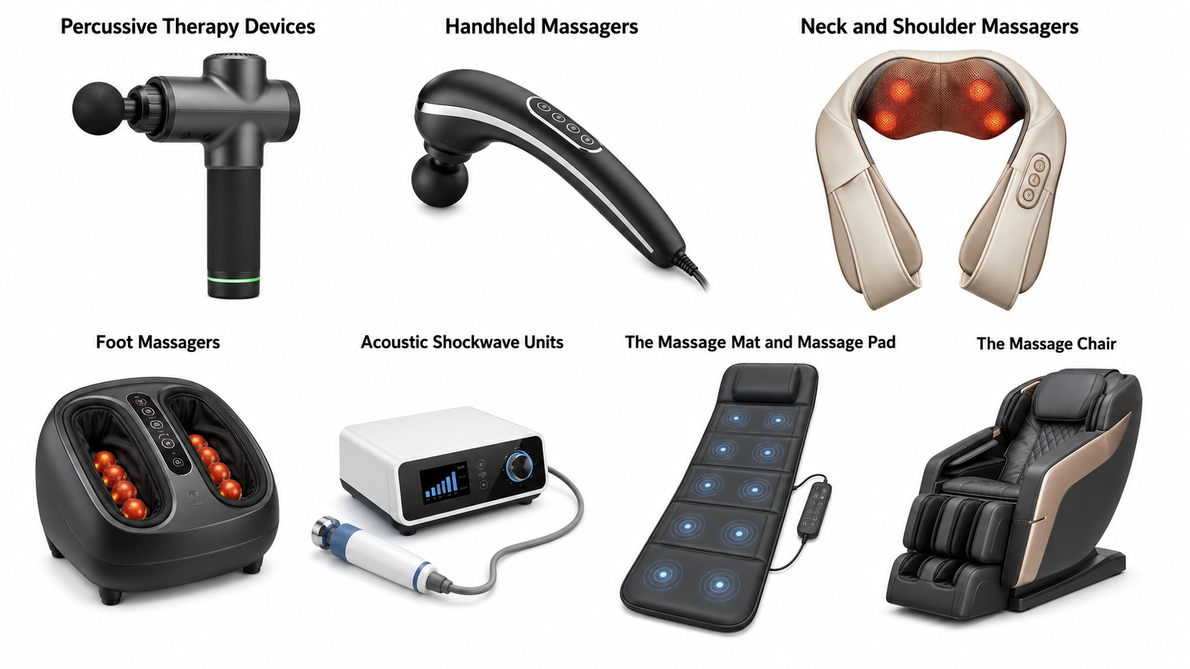 Technical close-up of a medical-grade massager head showing the non-porous silicone attachment and high-precision motor housing details.