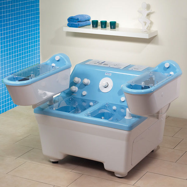 Upper limb galvanic therapy bathtub - Trautwein - lower limb