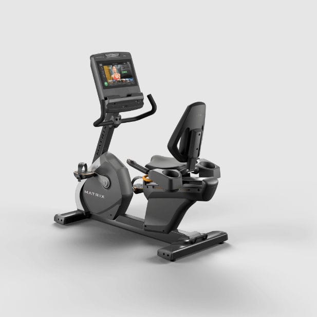 Semirecumbent exercise bike Performance Matrix Fitness