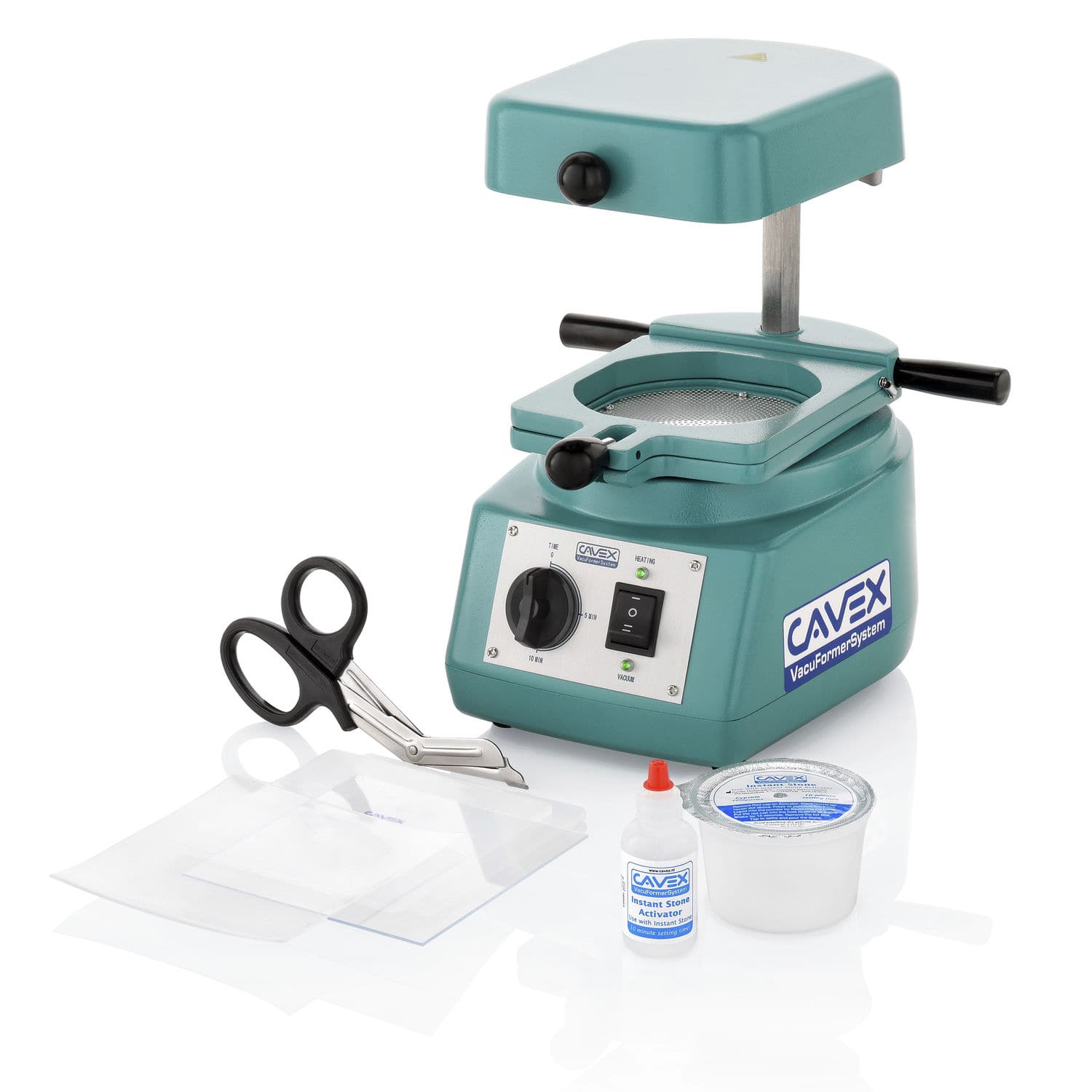 Vacuum thermoformer VacuFormer Cavex for dental laboratories / benchtop