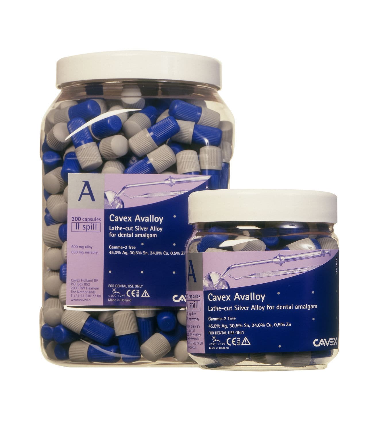 Amalgam dental material Avalloy Cavex Holland BV for dental