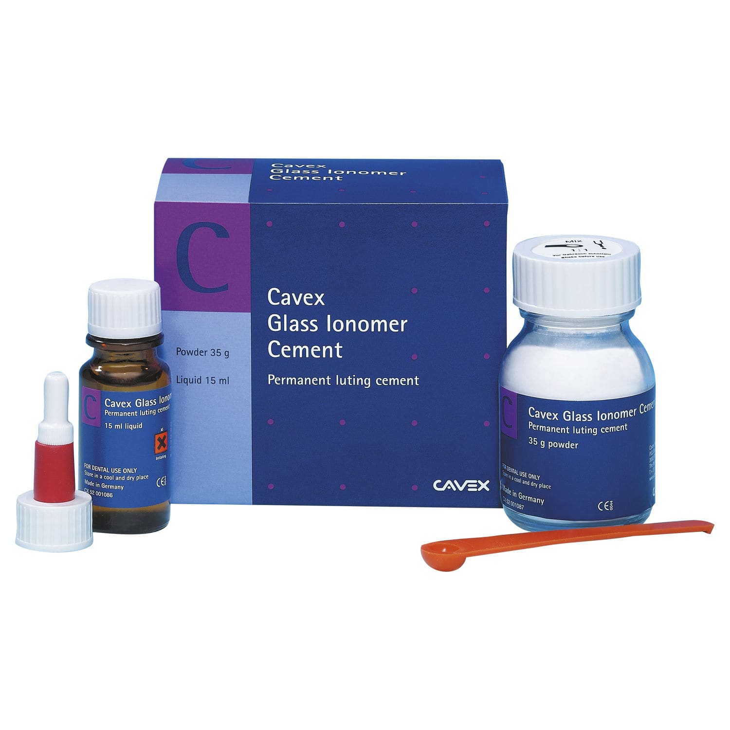 Dental inlay dental cement Glass lonomeer Cavex Holland BV for