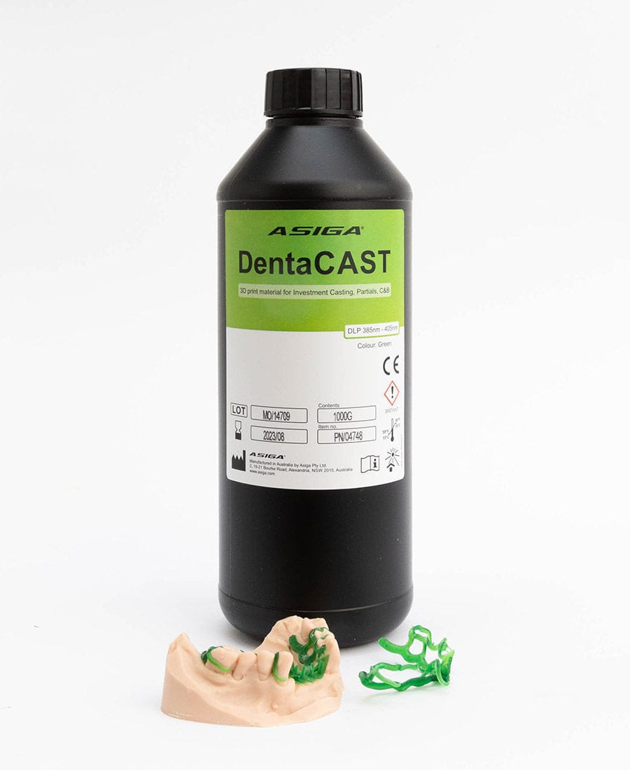Resin dental material DentaCAST ASIGA casting / for 3D printing