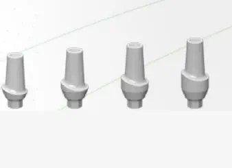 Zirconia implant abutment - NM-Zxxxx series - Noris Medical Ltd