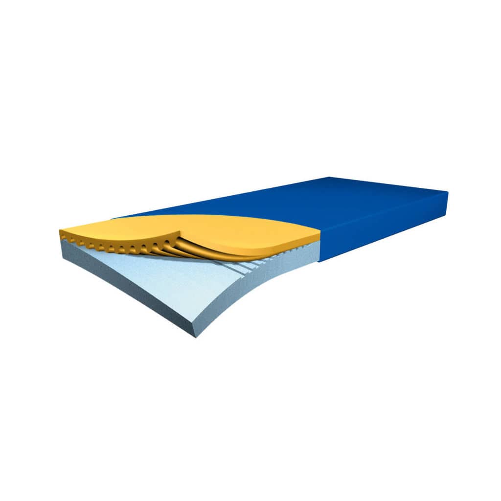 Hospital bed mattress HYPER FOAM PLUS RehaBed foam / 90x200 cm
