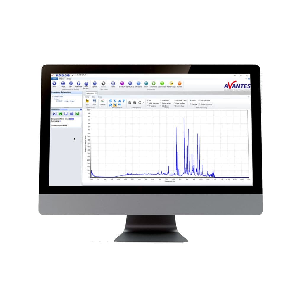 Spectrometry software AvaSoft series Avantes analysis