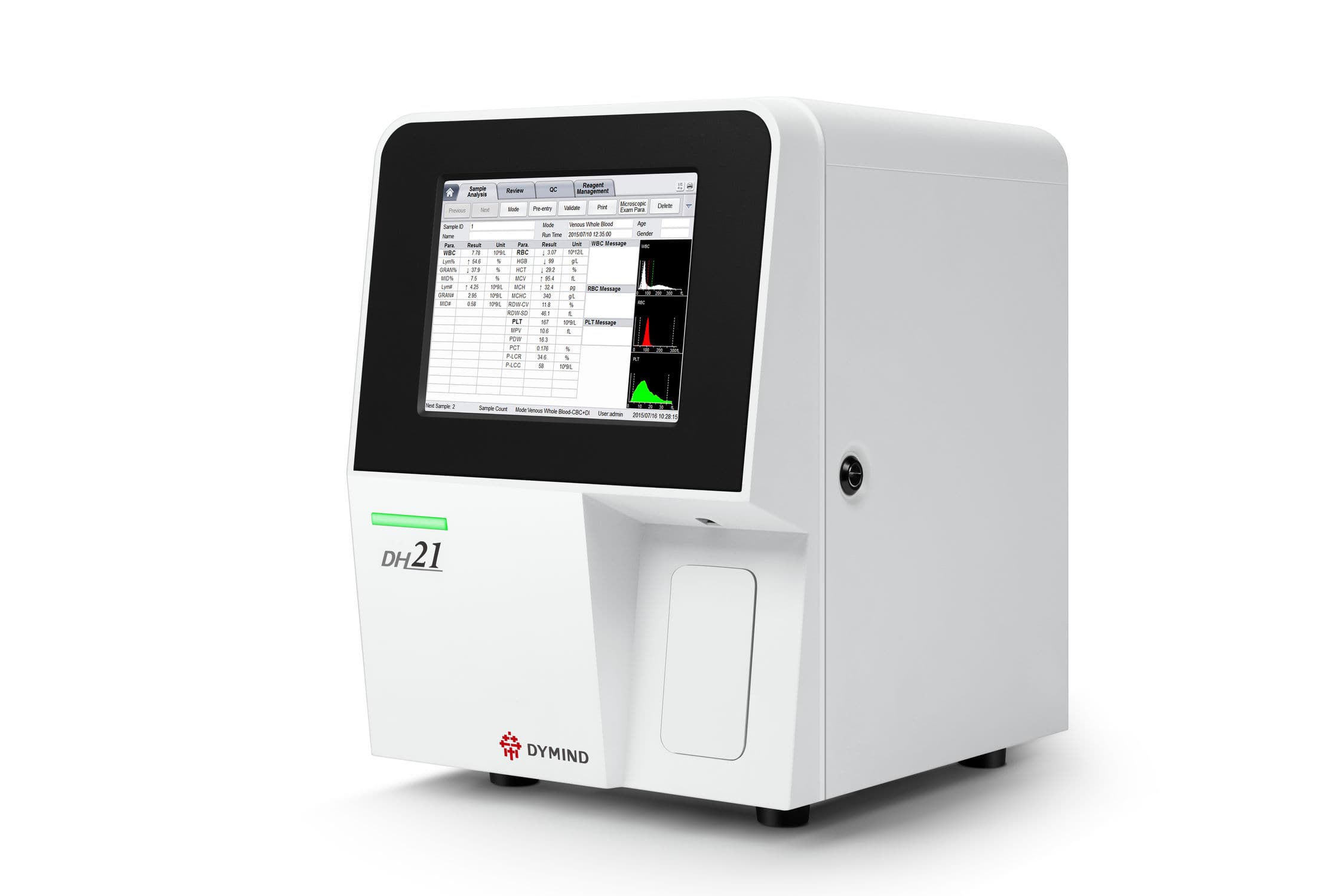 Hospital hematology analyzer - DH21 - Shenzhen Dymind