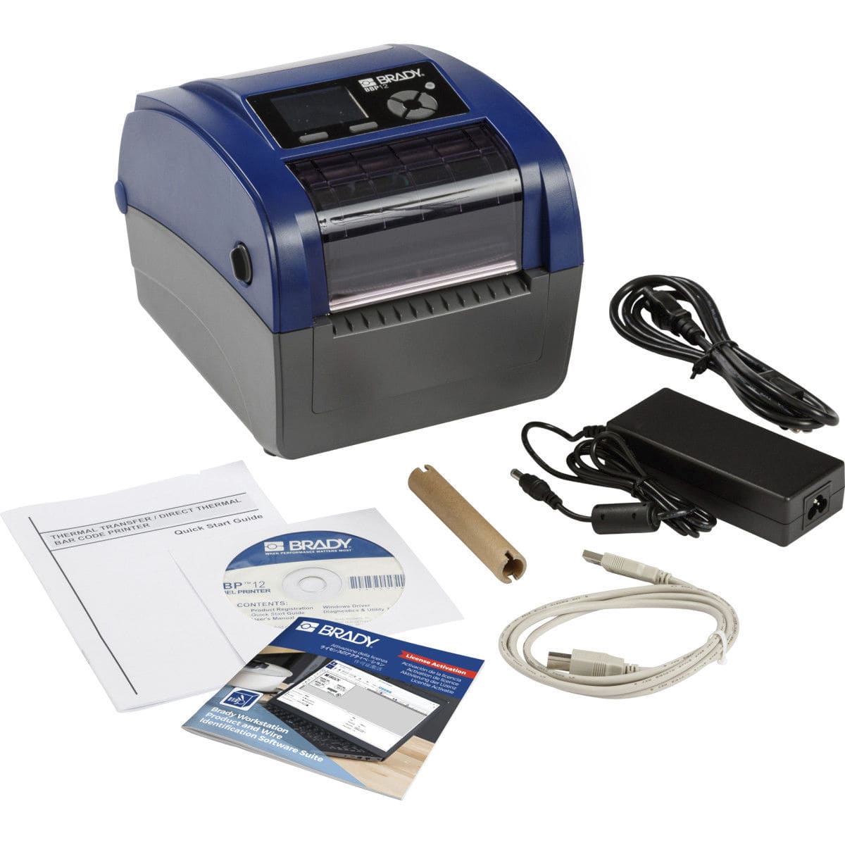 Thermal transfer printer - BBP12-UK-U-CUTTER - Brady EMEA - label ...